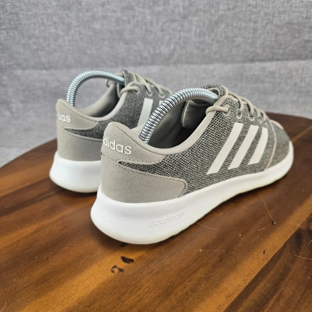 Adidas Cloudfoam QT Flex‎ Womens Grey White Running Sneakers AW4313 Size 7.5